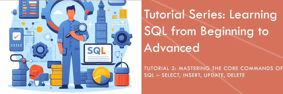 SQL Tutorial 2: Mastering the Core Commands of SQL – SELECT, INSERT, UPDATE, DELETE