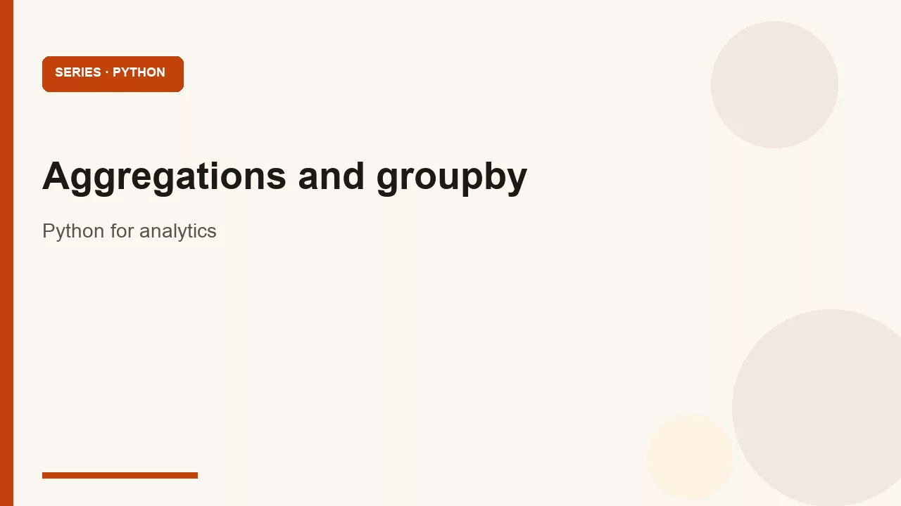 Aggregations and groupby 2 Aggregations and groupby