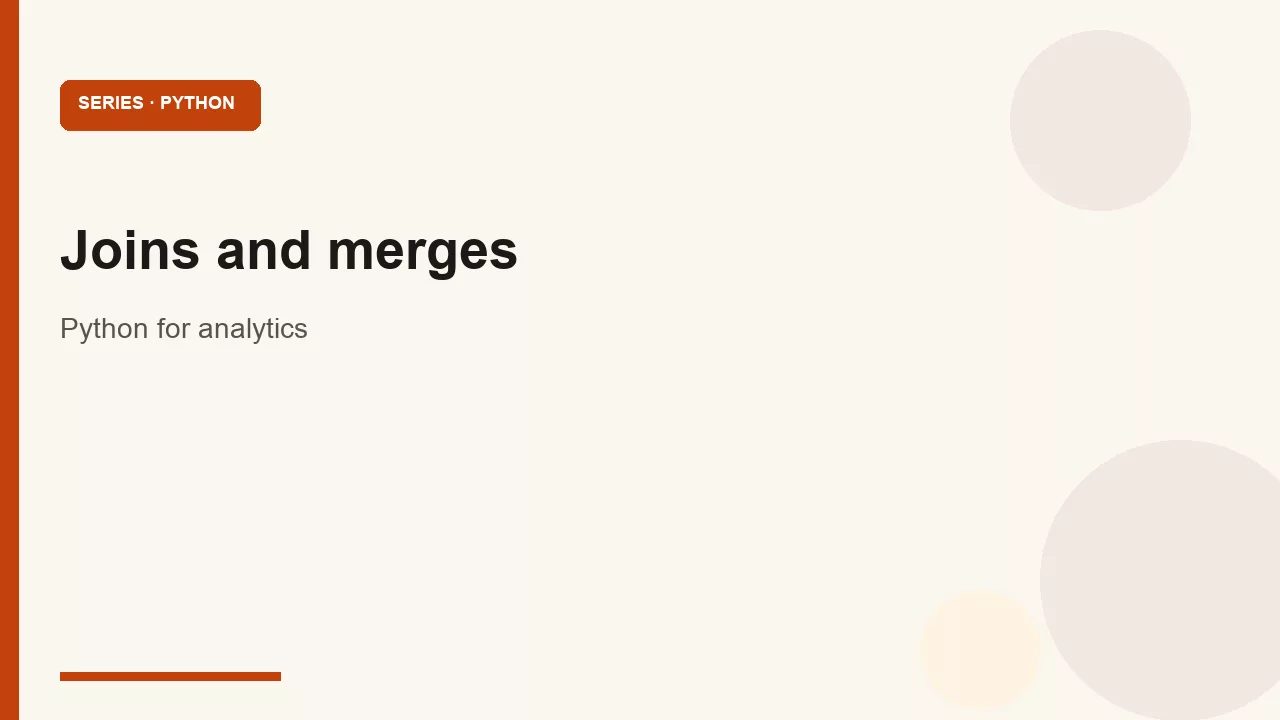 Joins and merges in plain English 2 Joins and merges in plain English