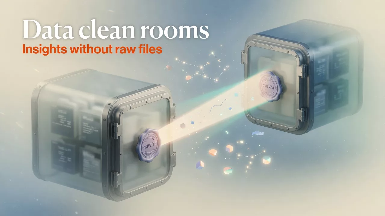 Data clean rooms: share insights without shipping raw files