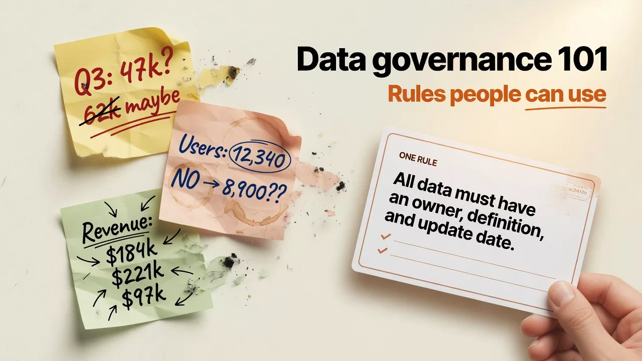 Data governance 101: rules people can actually use