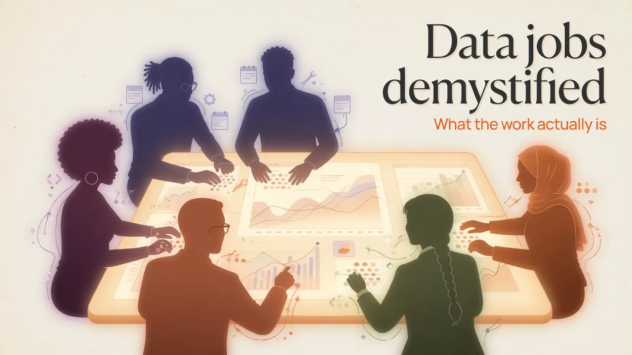 Data jobs demystified: what each role actually does