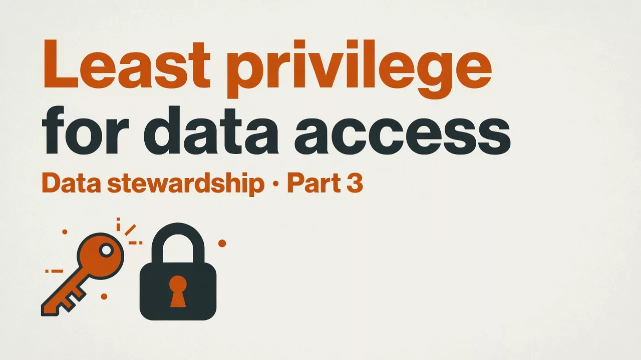Access, least privilege, and just give me prod