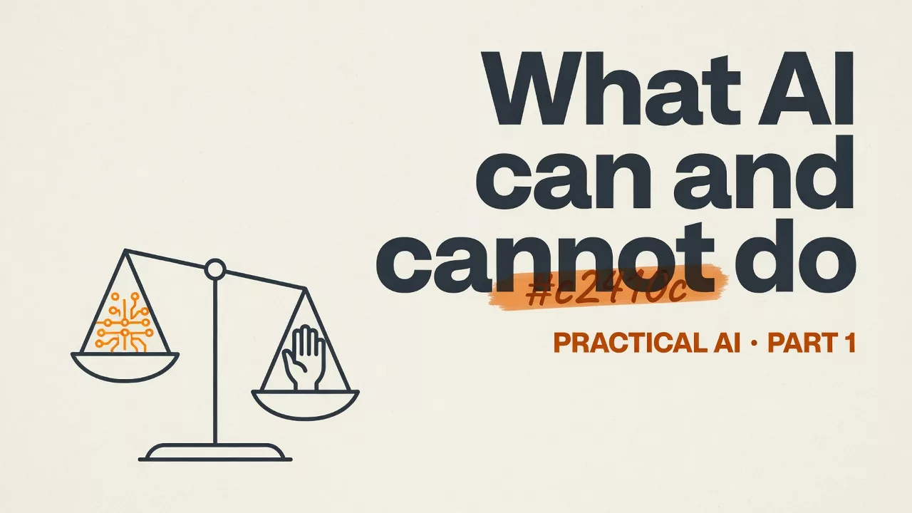 Featured image: What AI can and cannot do