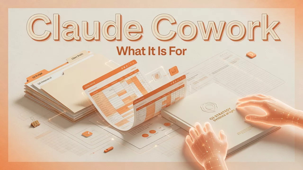 Claude Cowork: what it is for 1 Claude Cowork: what it is for