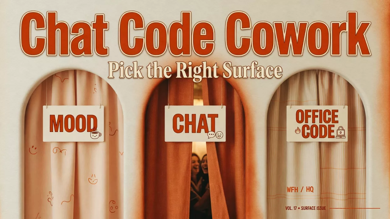 Featured image: Chat vs Code vs Cowork
