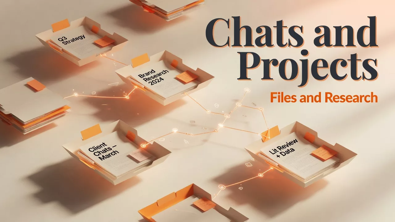 Chats, Projects, files, and Research