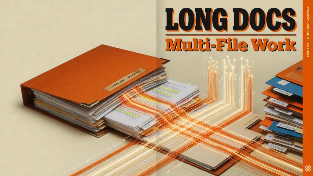 Featured image: Long docs multi-file work