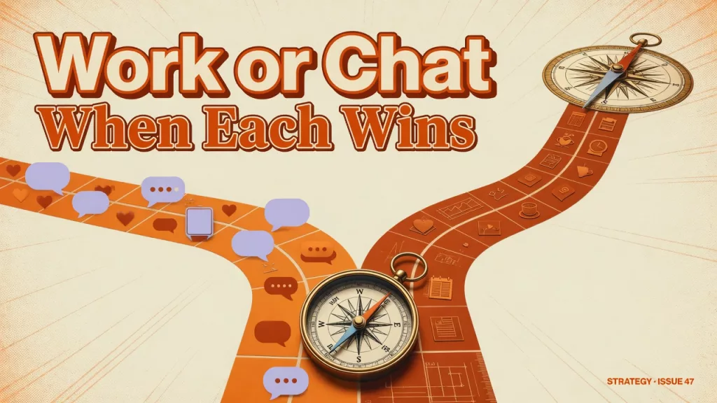 Analytics Made Simple 5 Featured image: When Work beats Chat
