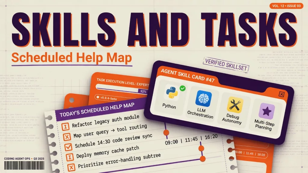 Featured image: Skills tasks scheduled help