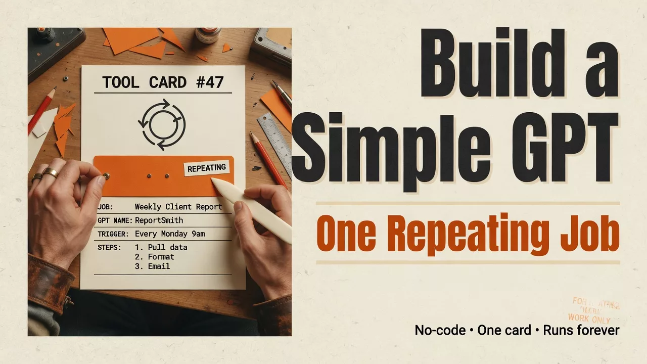 Build a simple GPT for a repeating task 1 Featured image: Build a simple GPT