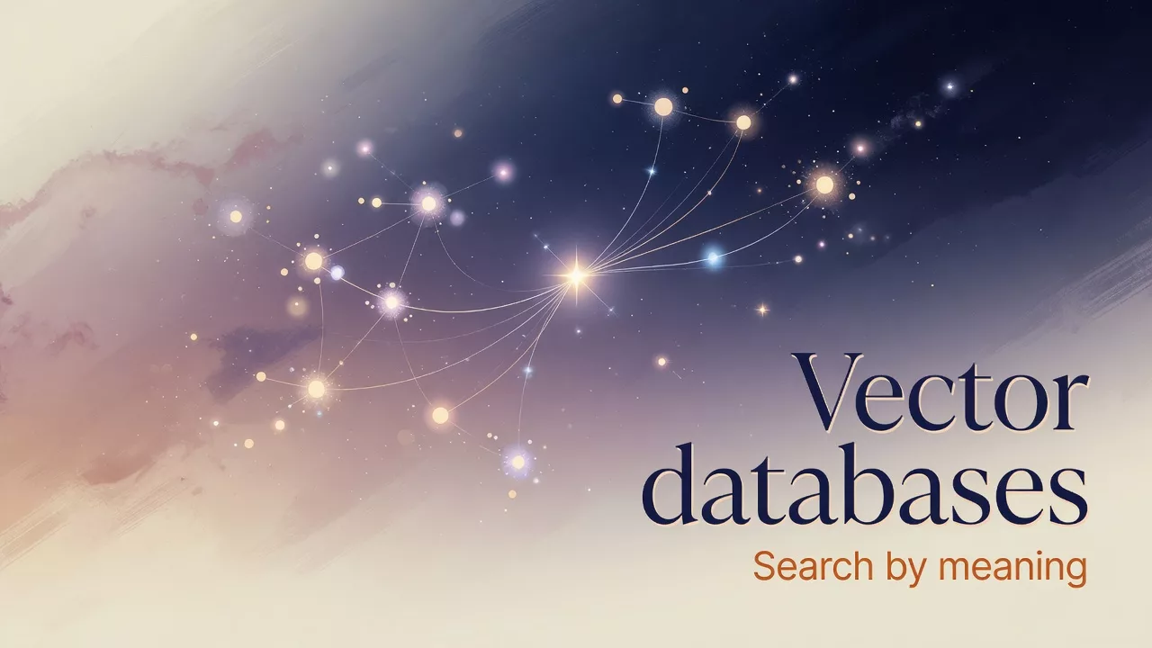 Vector databases: search by meaning, not just keywords
