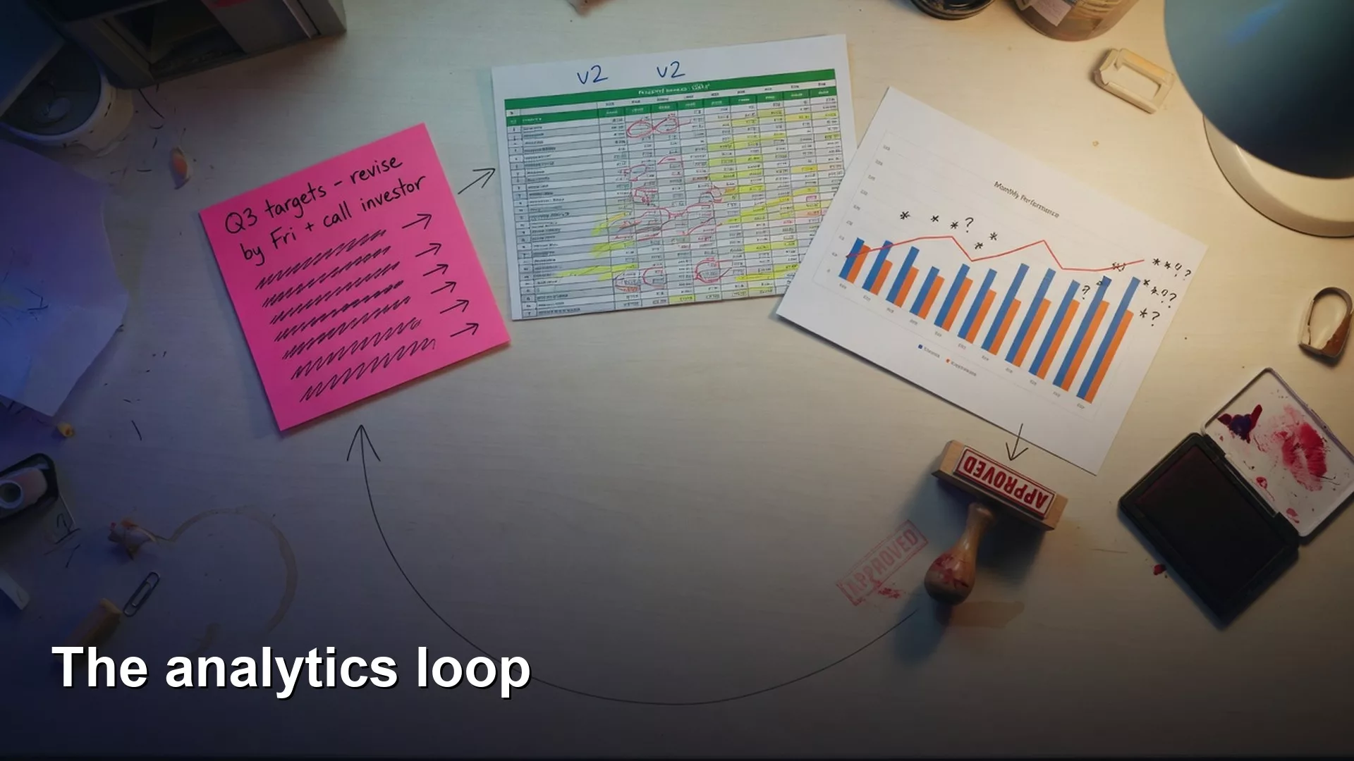 Editorial featured image for The Analytics Loop. Title text reads The Analytics Loop.