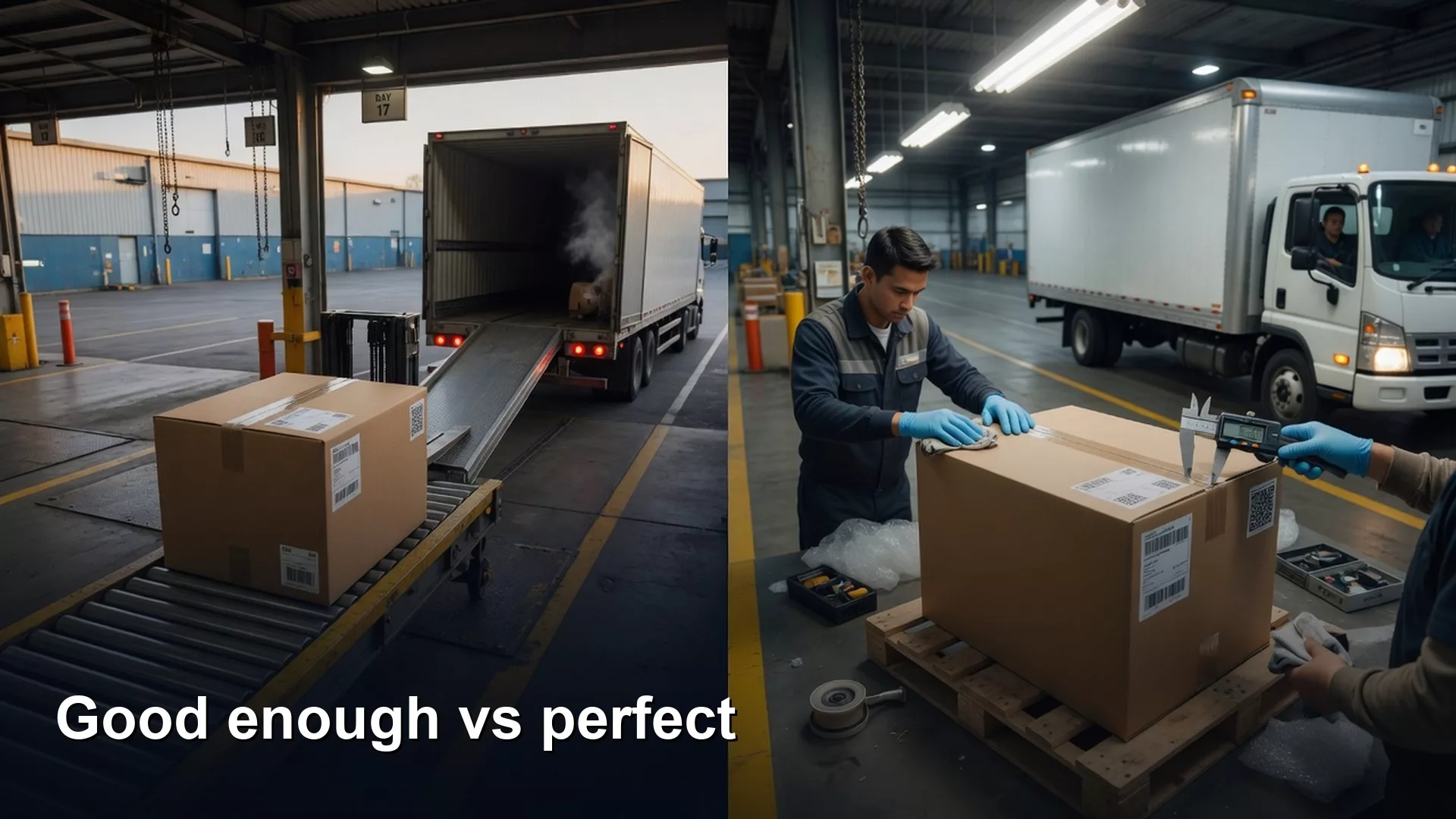 Editorial featured image for Good enough vs perfect data. Title text reads Good enough vs perfect data.