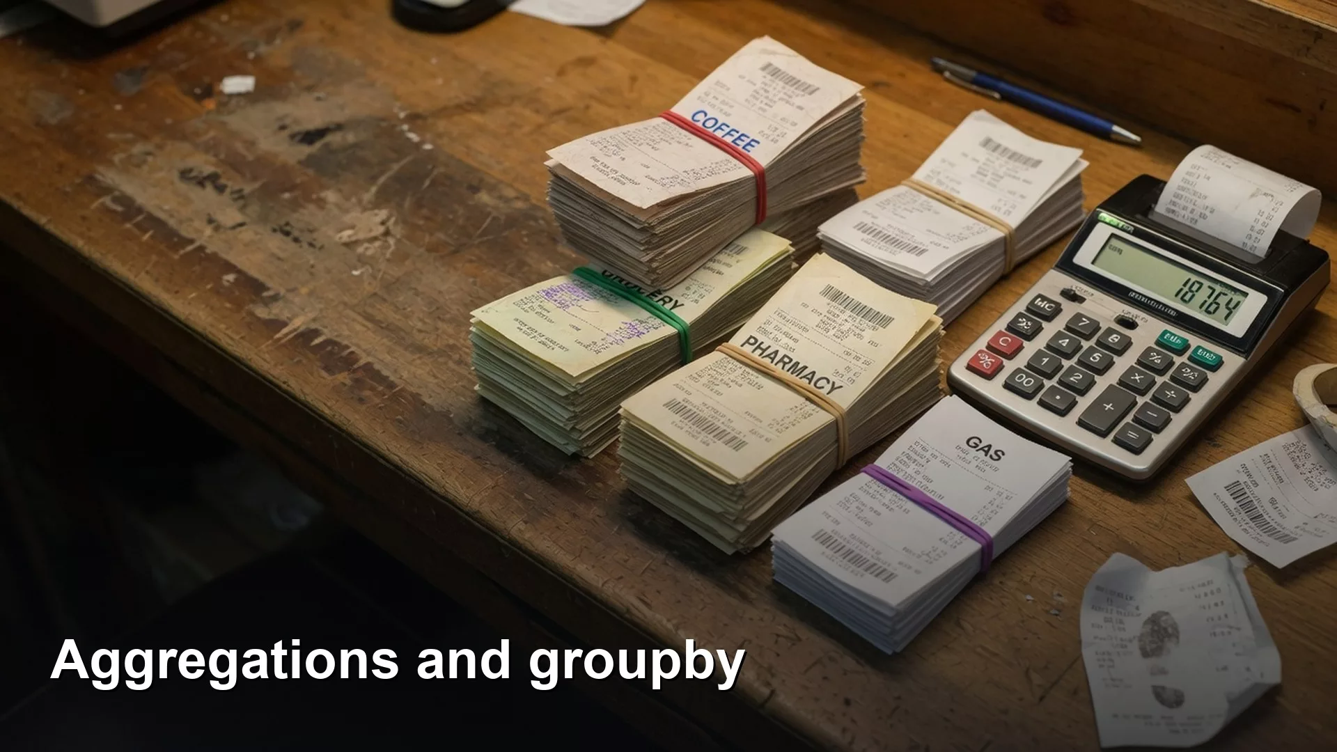 Aggregations and groupby