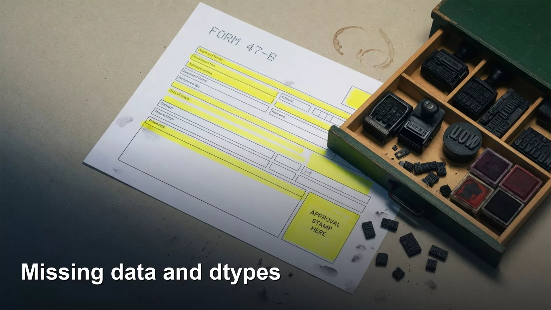 Missing data and dtypes
