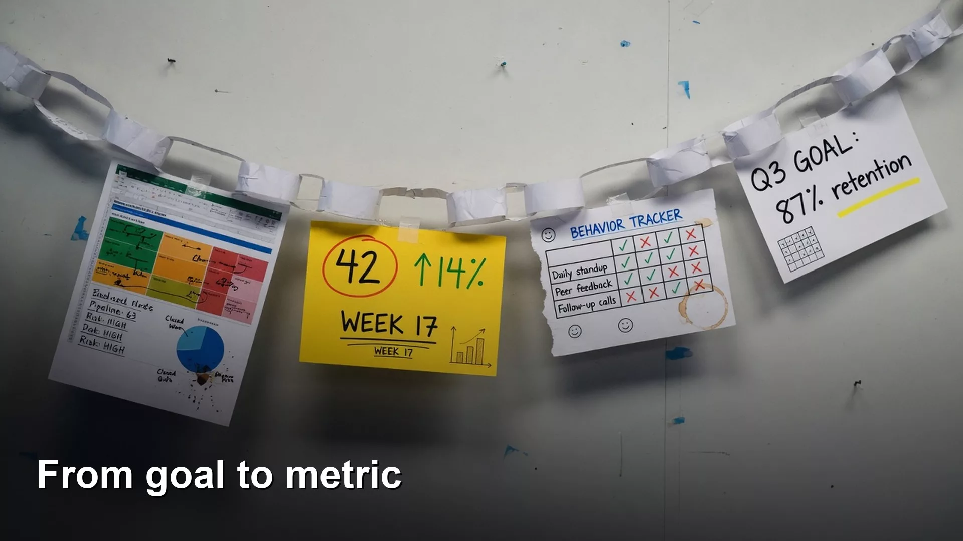 From goal to metric (the chain)