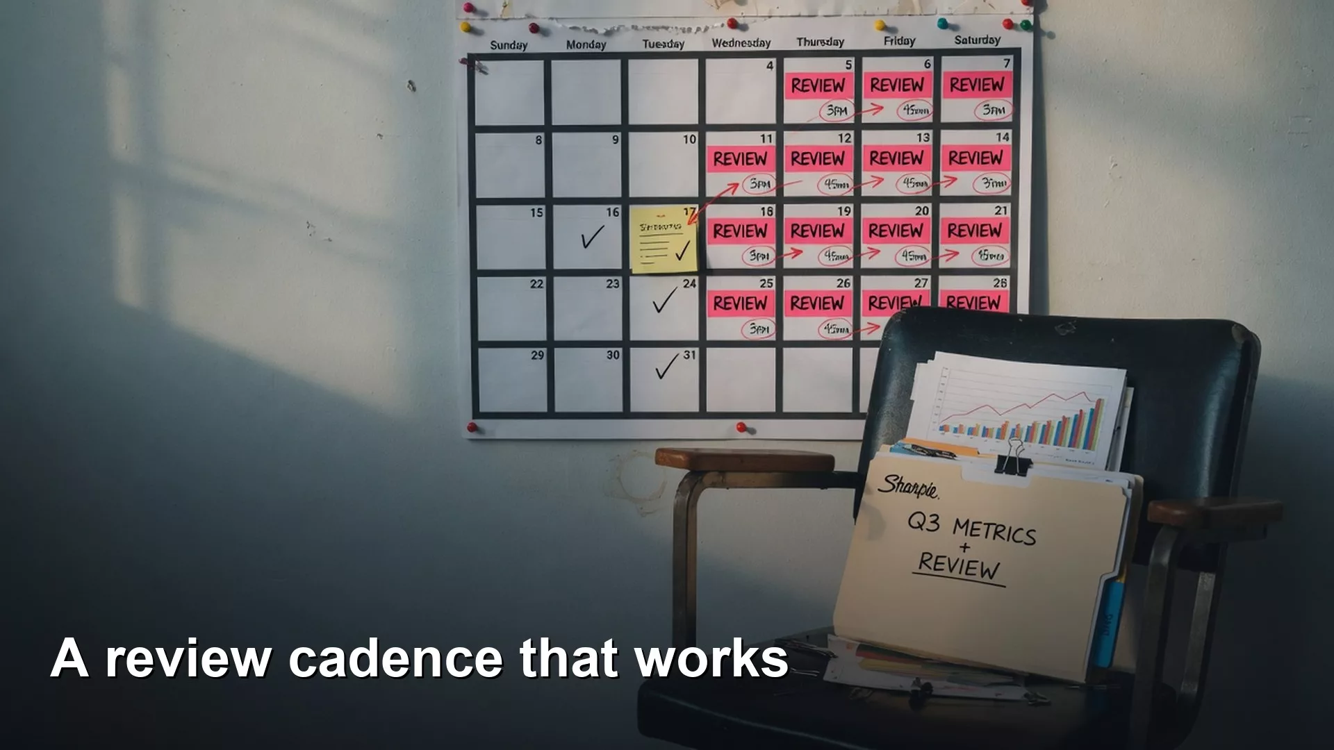 Review cadence that works 1 Review cadence that works