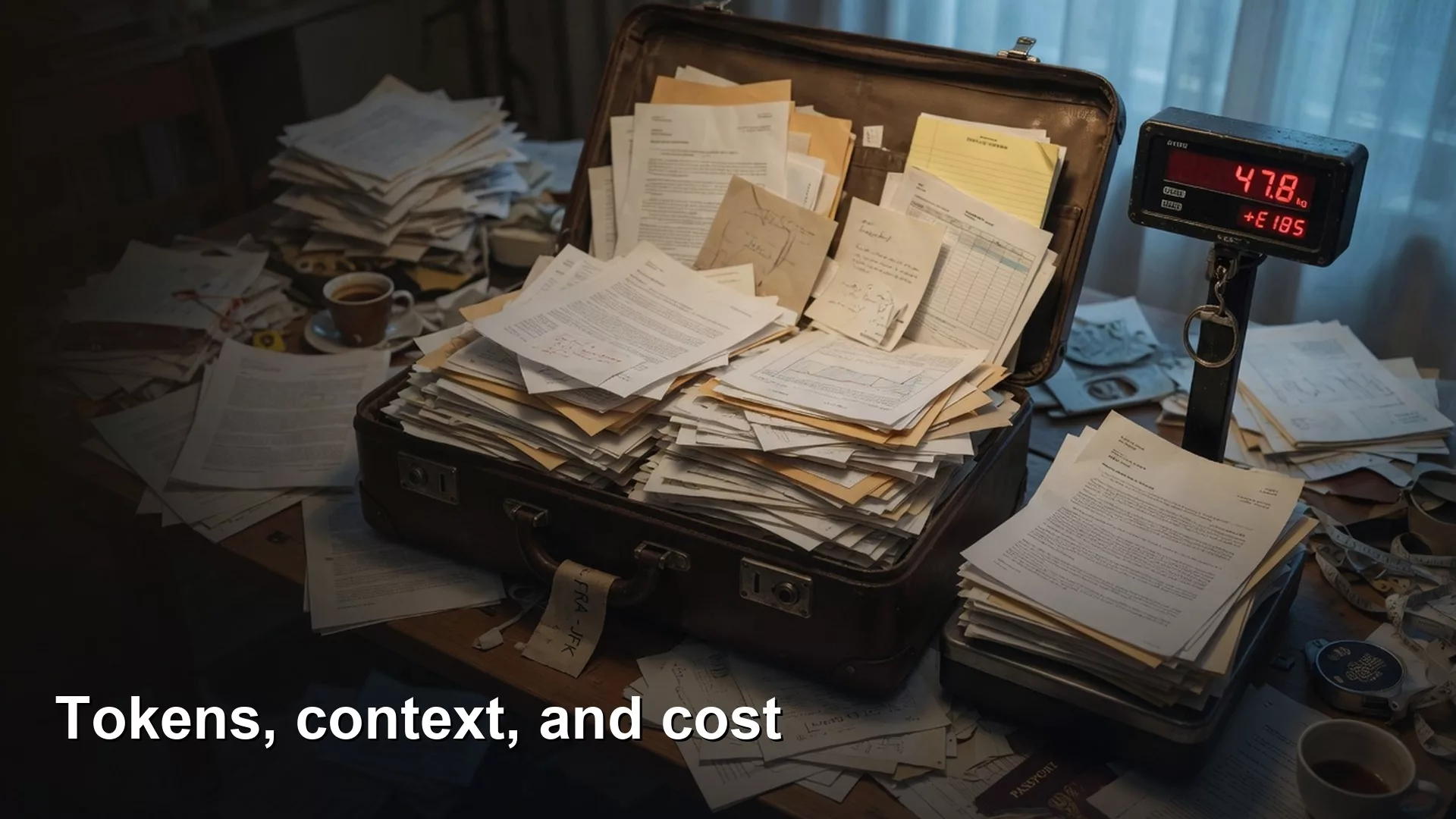 Tokens, context windows, and cost (intuition) 2 Tokens, context windows, and cost (intuition)