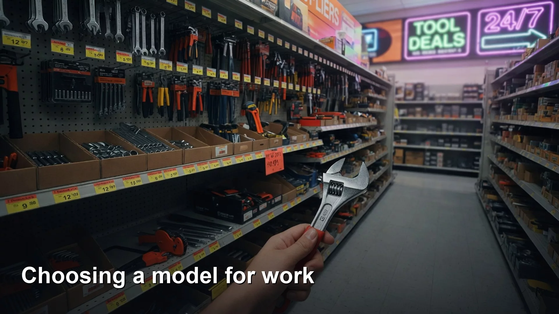 Choosing a model for work (not hype) 4 Choosing a model for work (not hype)