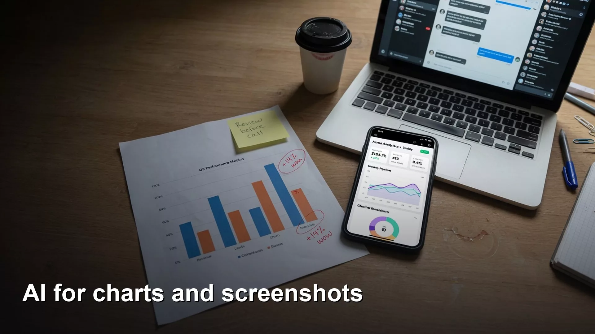 Multimodal AI for charts and screenshots