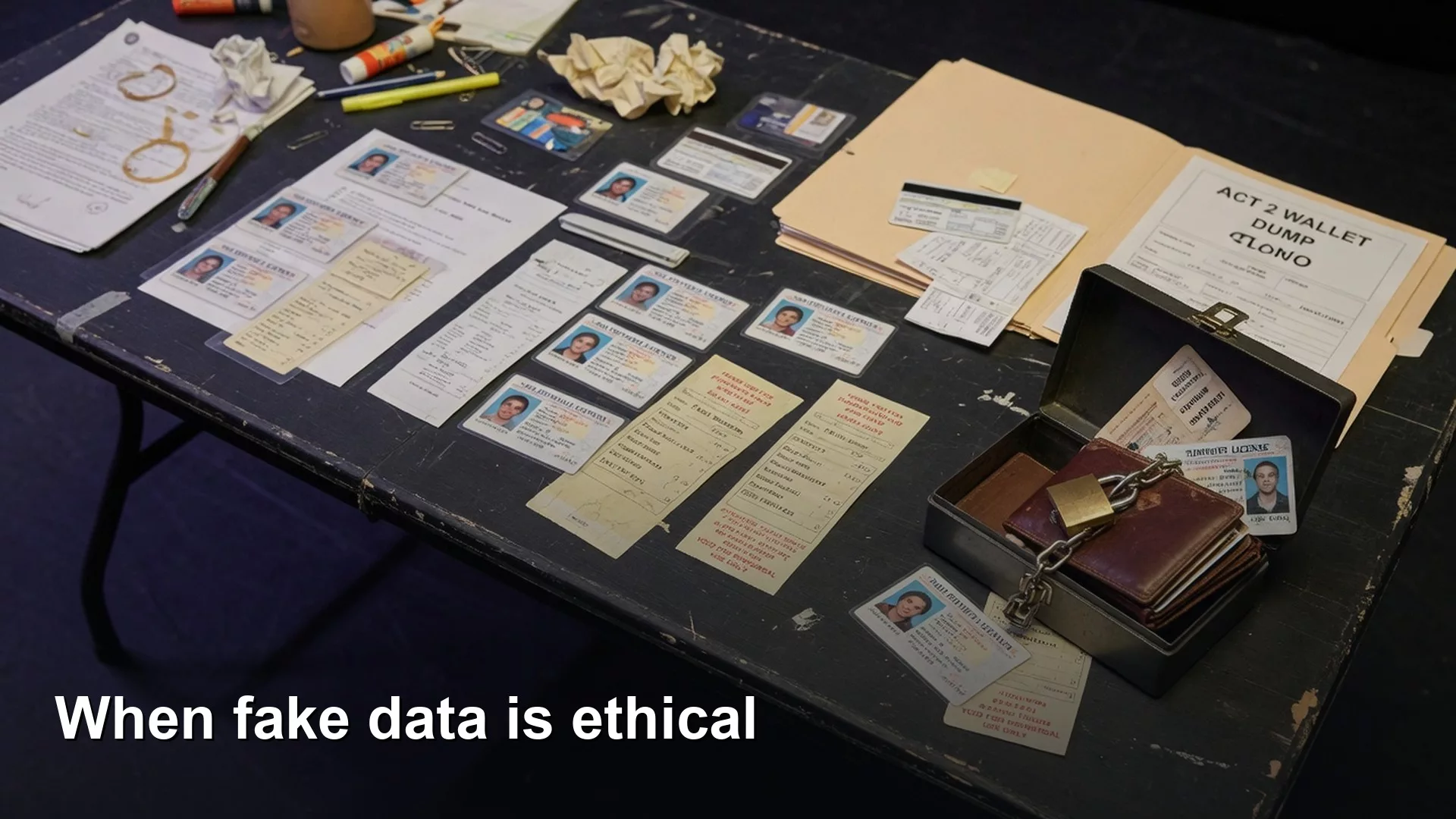 Synthetic data: when fake data is the ethical choice 1 Editorial featured image for Synthetic data: when fake data is the ethical choice. Title text reads Synthetic data: when fake data is the ethical choice.