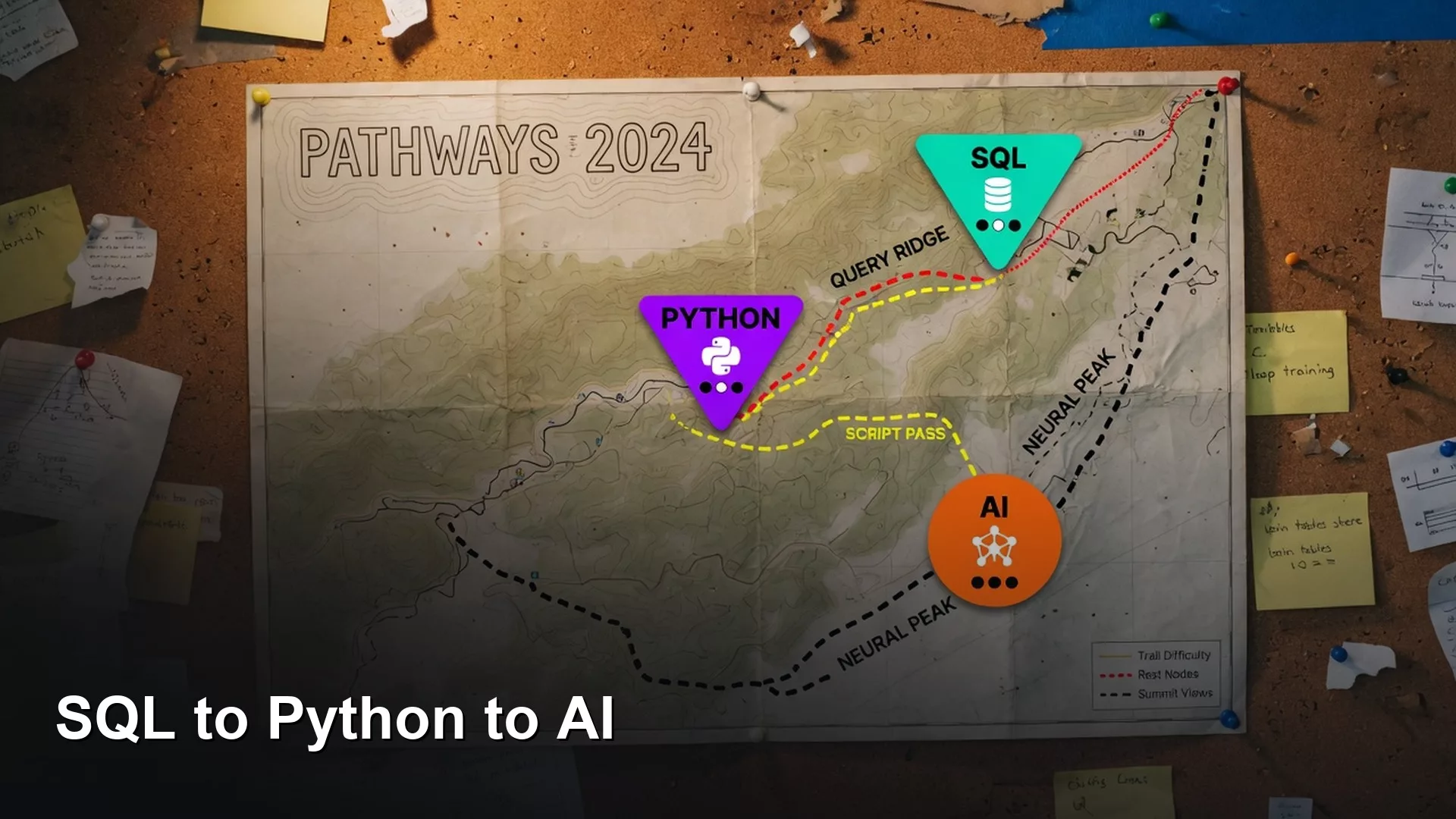 Building a personal learning plan: SQL to Python to AI