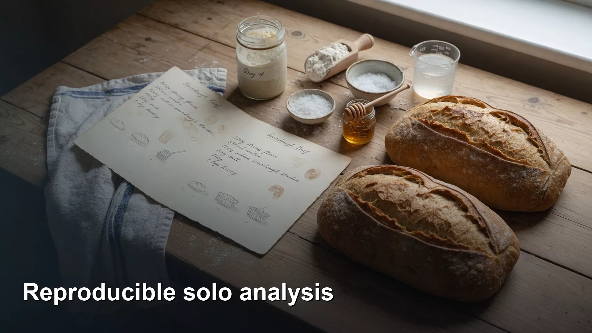 Reproducibility for solo analysts