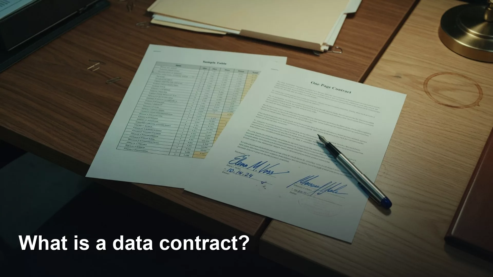 What is a data contract? 3 What is a data contract?