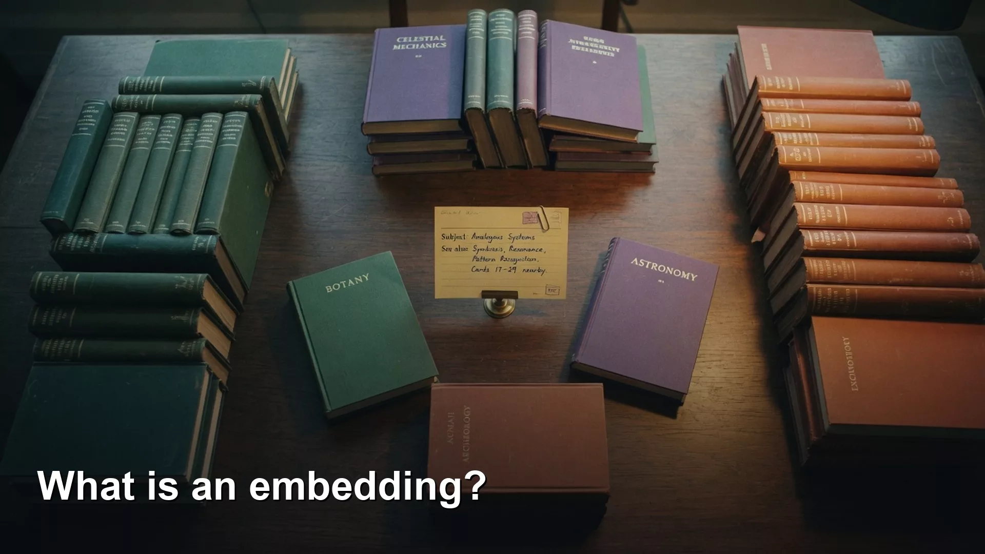 What is an embedding? 3 What is an embedding?