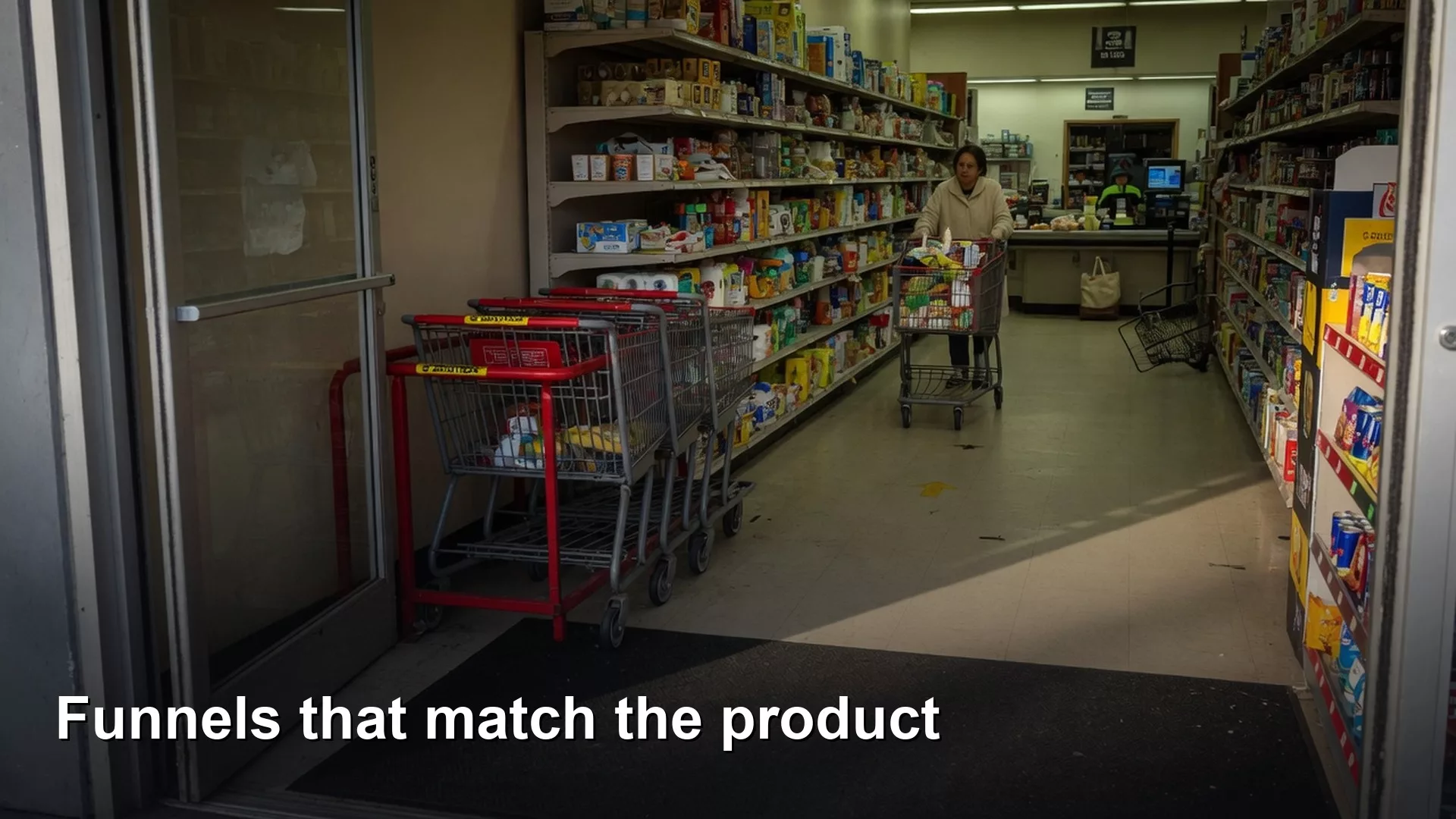 Funnel stages that match the product