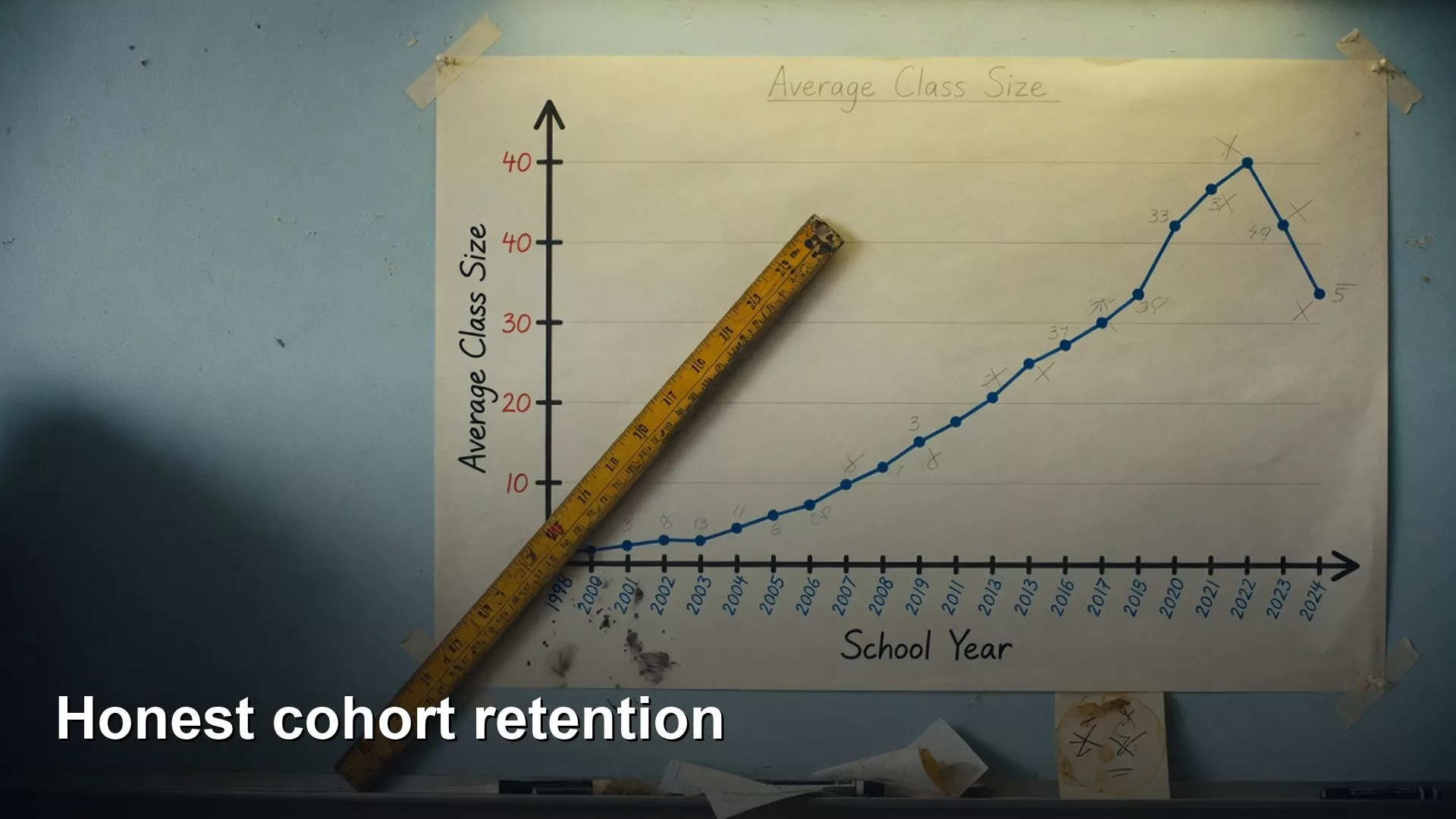 Editorial featured image for Cohort retention charts without lying. Title text reads Cohort retention charts without lying.