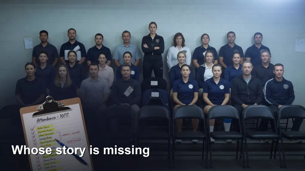 Editorial featured image for Inclusive metrics and whose story is missing. Title text reads Inclusive metrics and whose story is missing.