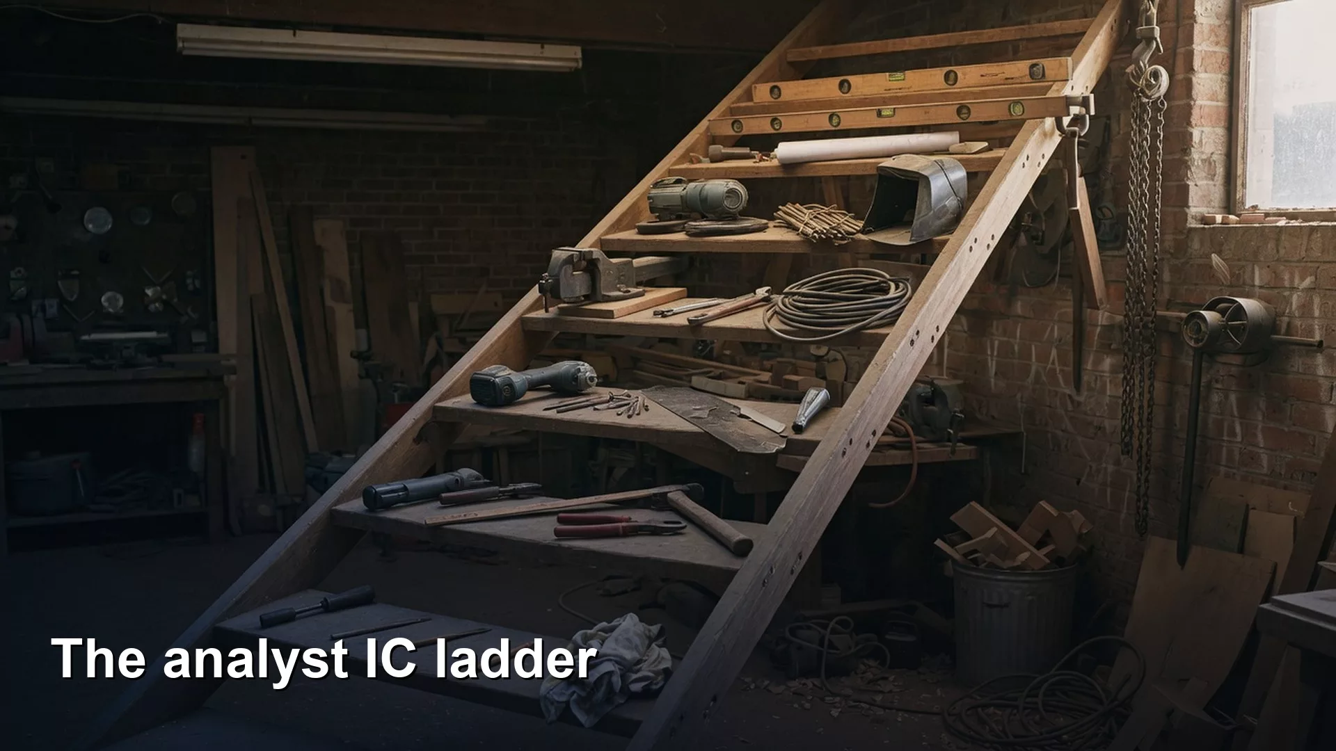 The analyst IC ladder in plain English