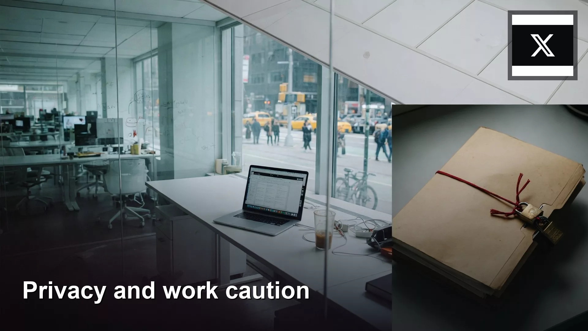 Privacy, public platforms, and work caution 1 Editorial featured image for Privacy, public platforms, and work caution. Title text reads Privacy, public platforms, and work caution.