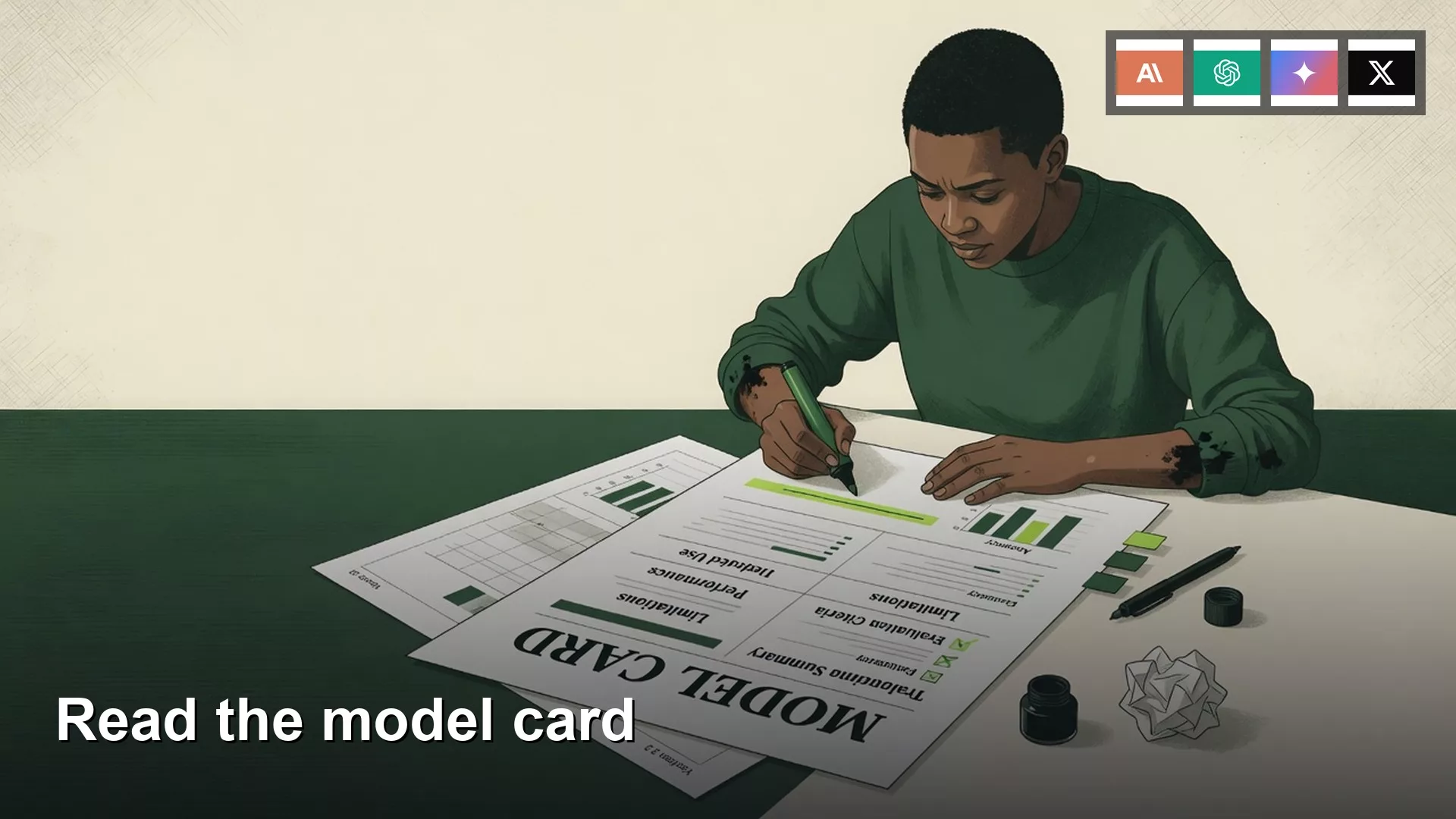 Reading a model card without getting lost