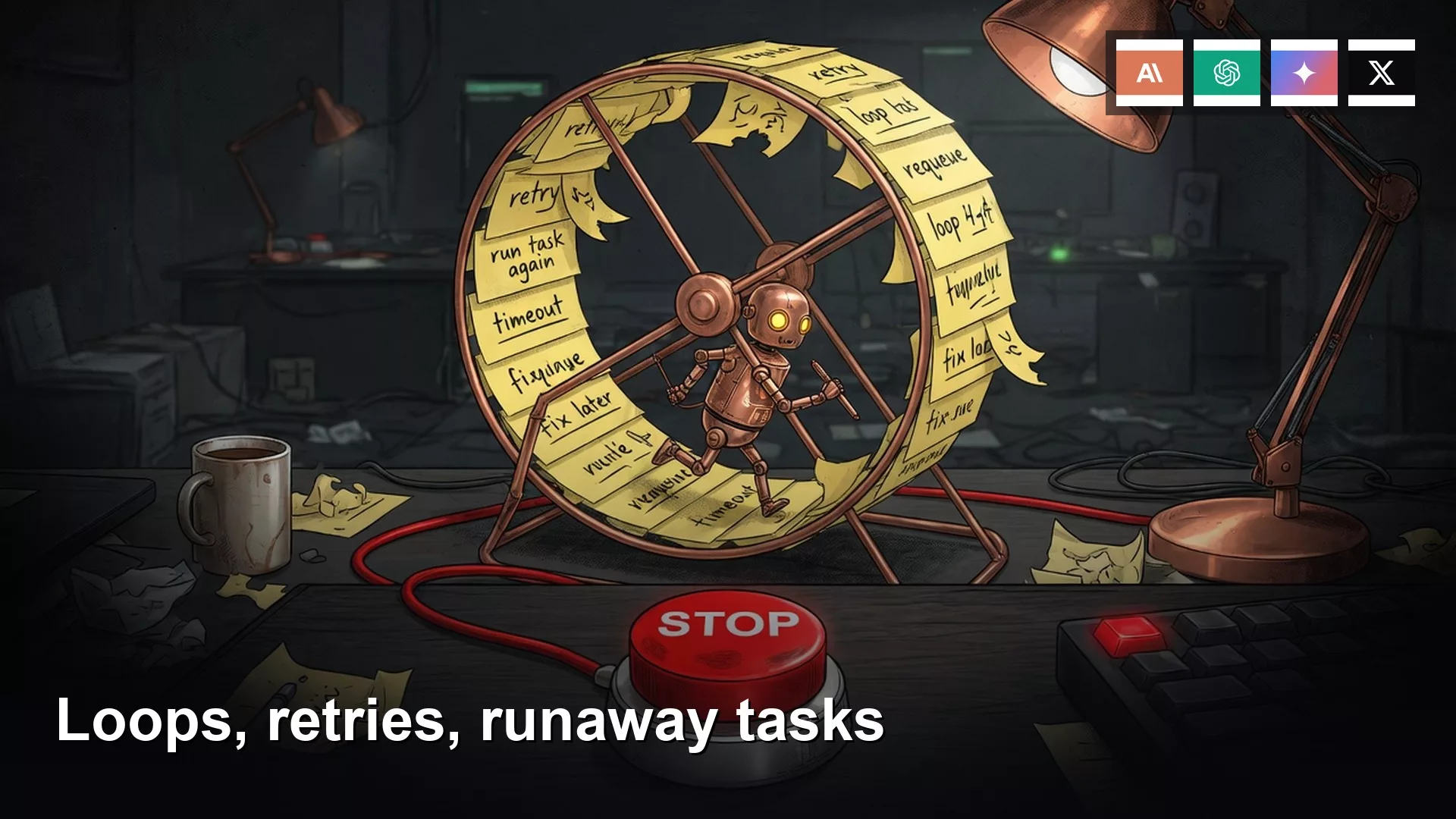 Loops, retries, and runaway tasks