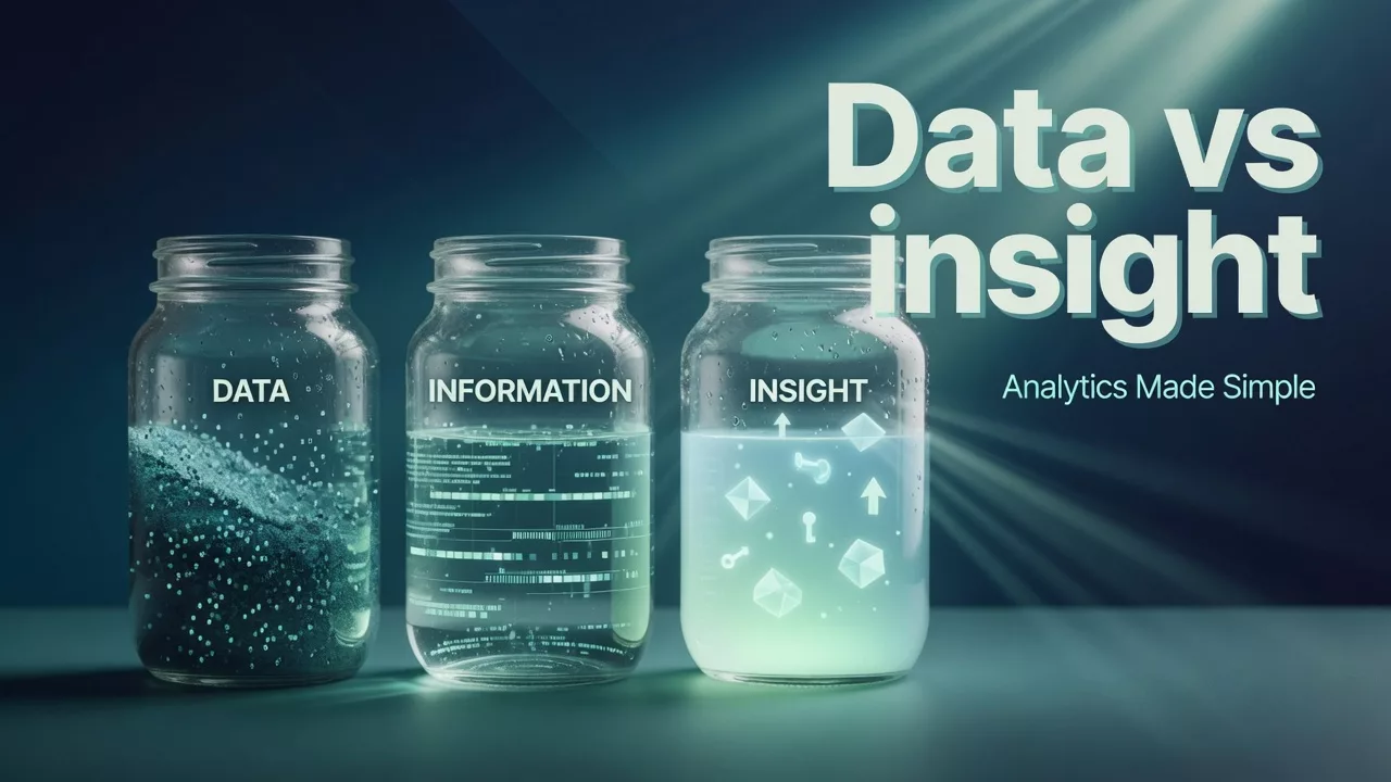 Data vs Information vs Insight