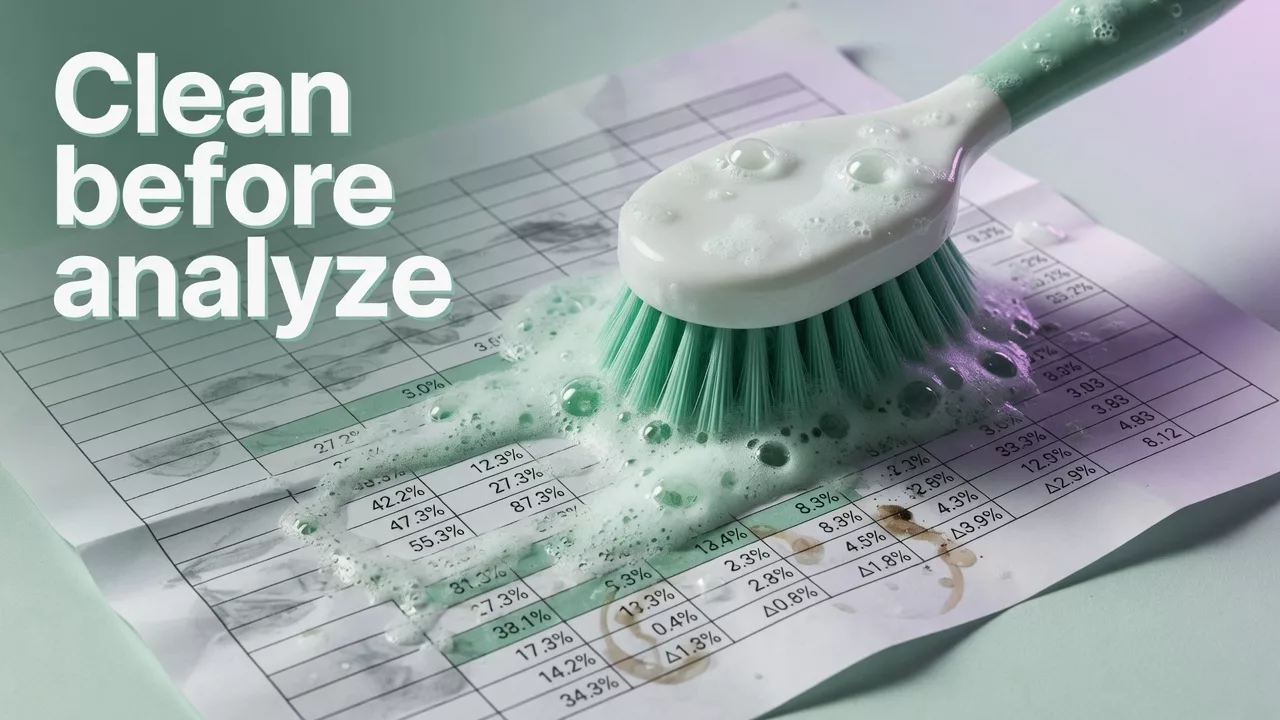 Cleaning before you analyze (Sheets edition)