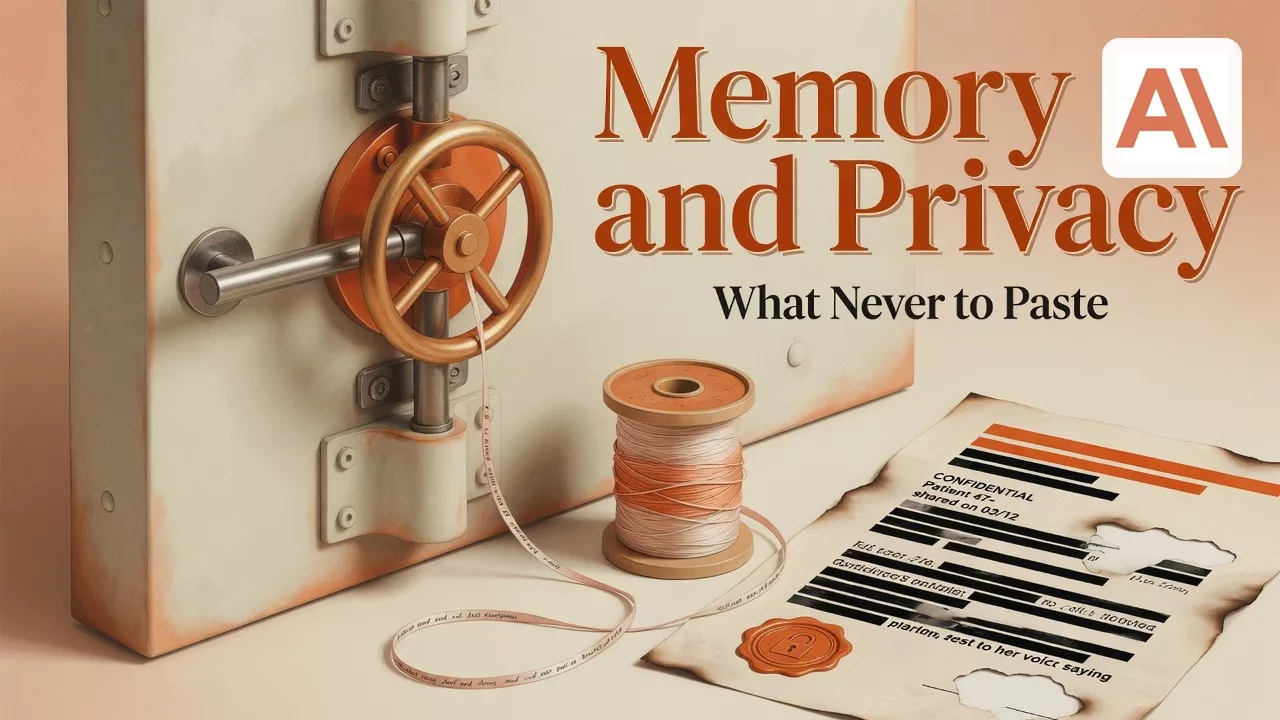Memory, privacy, and what never to paste
