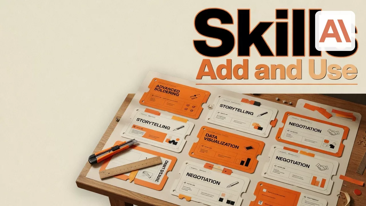 Skills: what they are, how to add and use