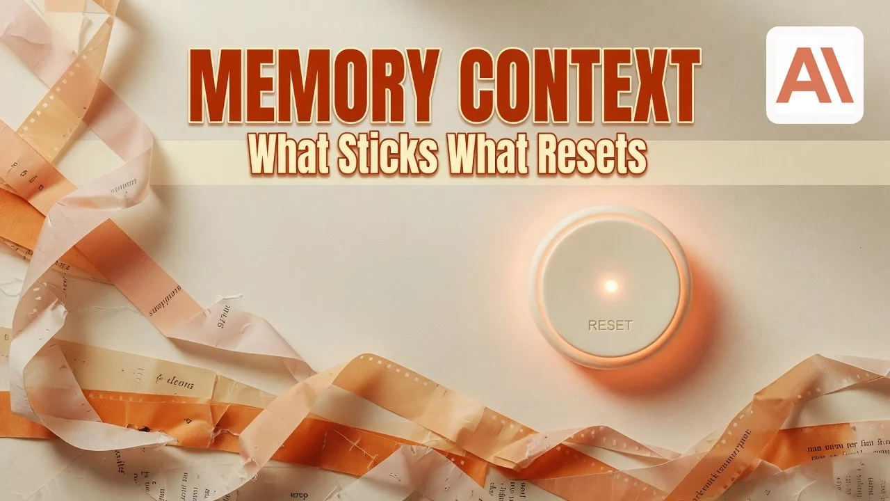 Memory and context: what sticks, what resets