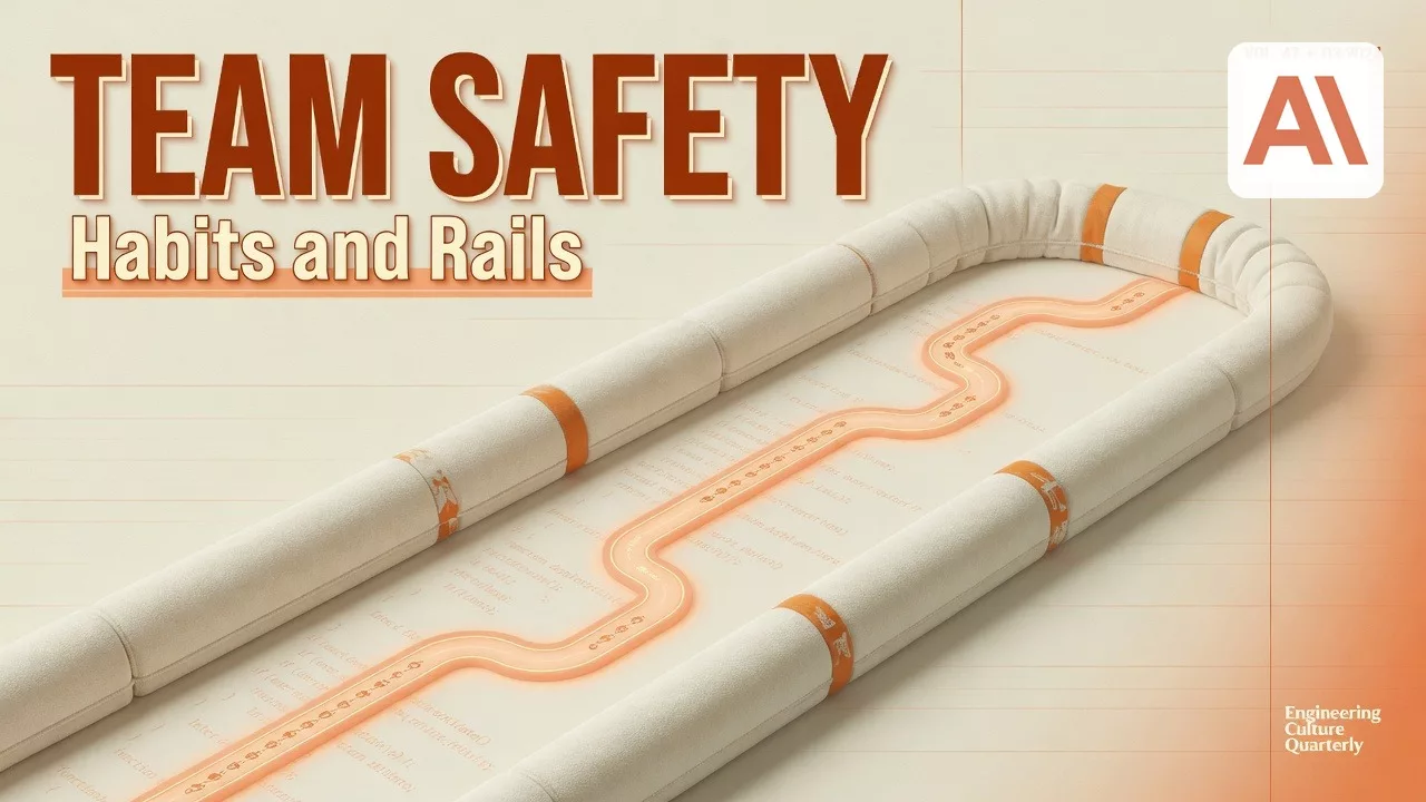 Team habits and safety rails