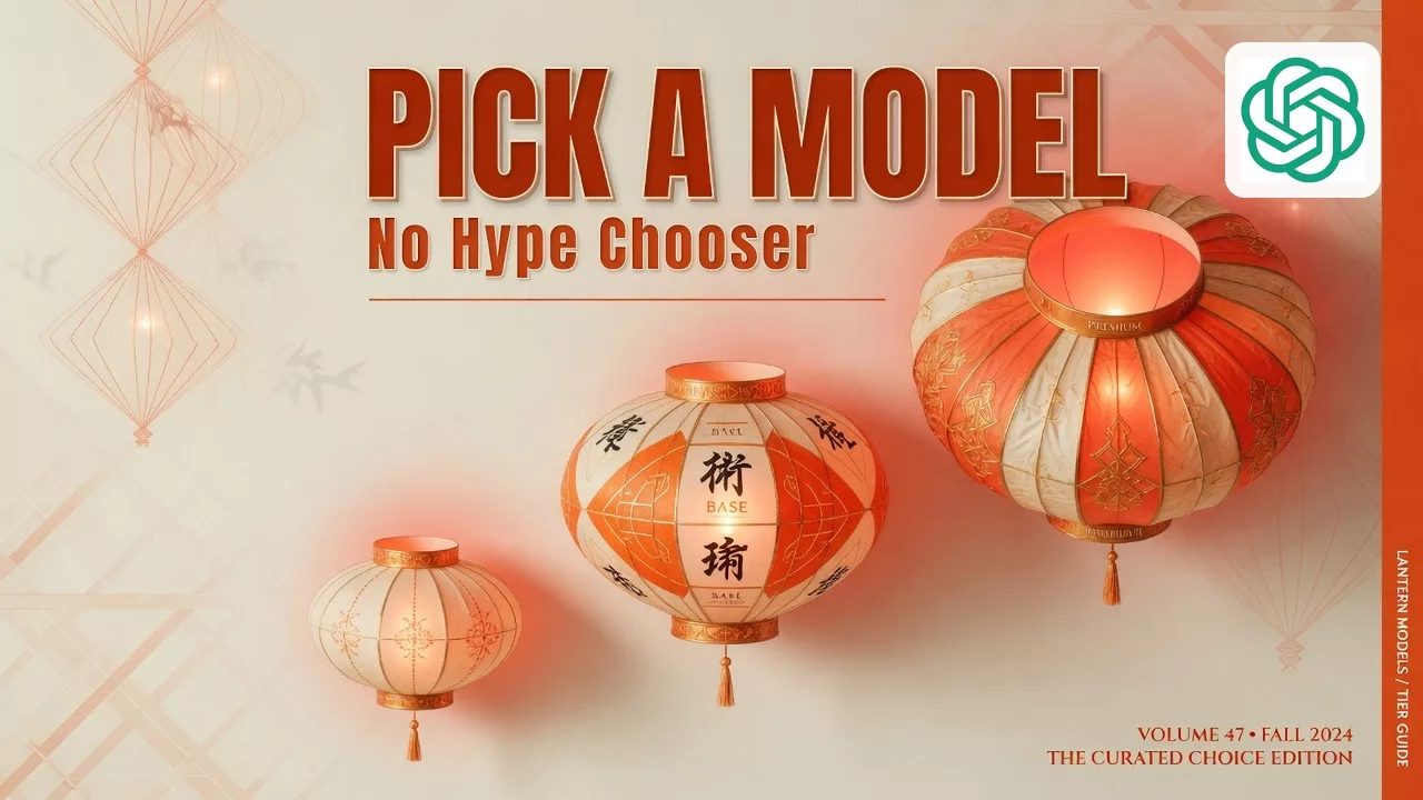 Models chooser in plain English
