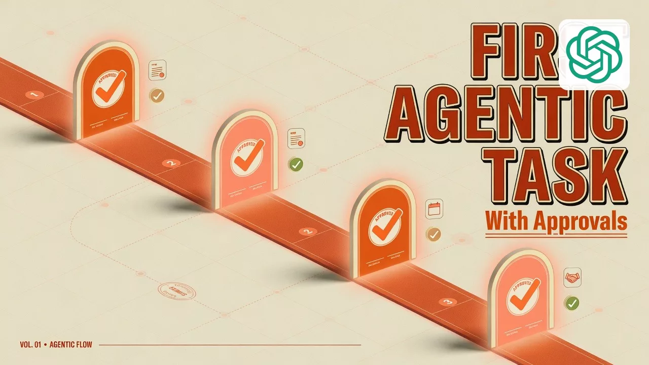 First agentic task with approvals