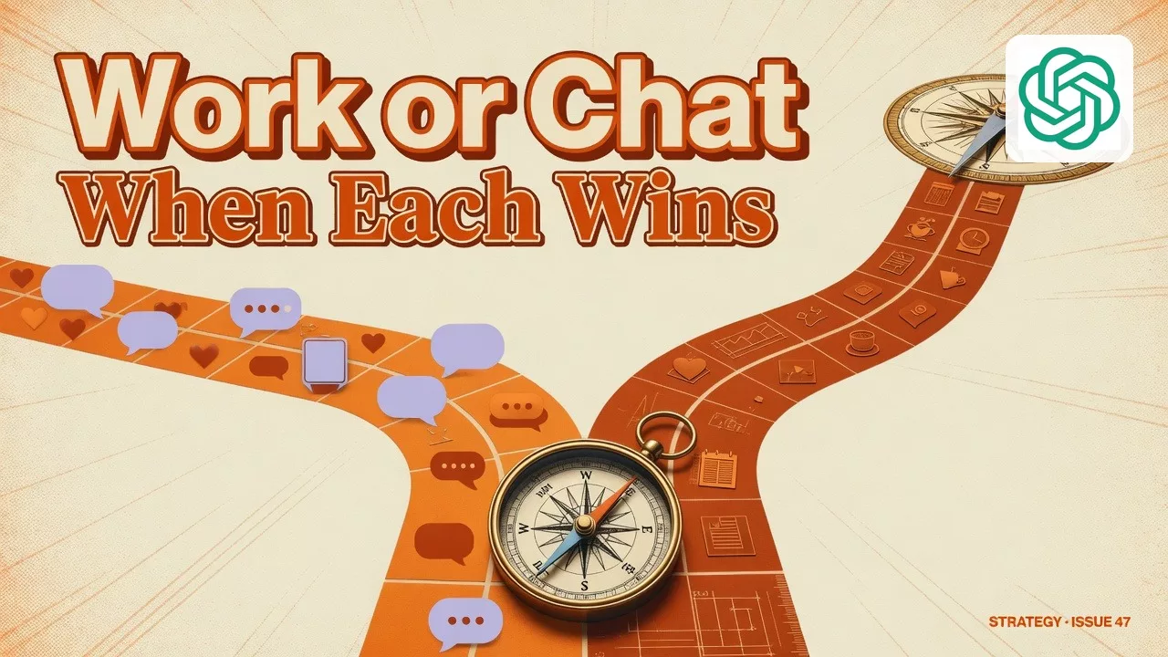 When Work beats Chat (and when it does not)