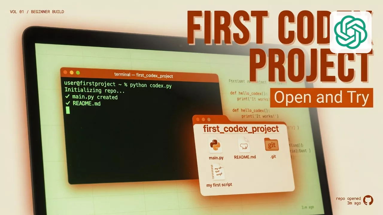 Open coding features and first project