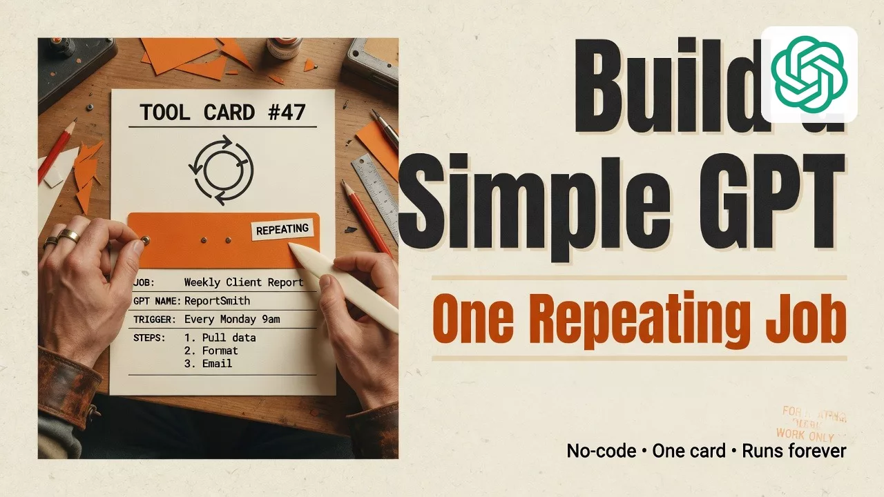 Build a simple GPT for a repeating task
