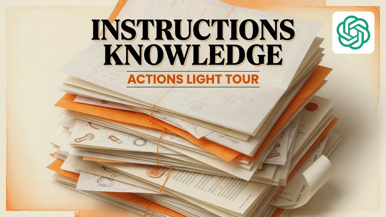Instructions, knowledge files, and actions (light) 1 Instructions, knowledge files, and actions (light)