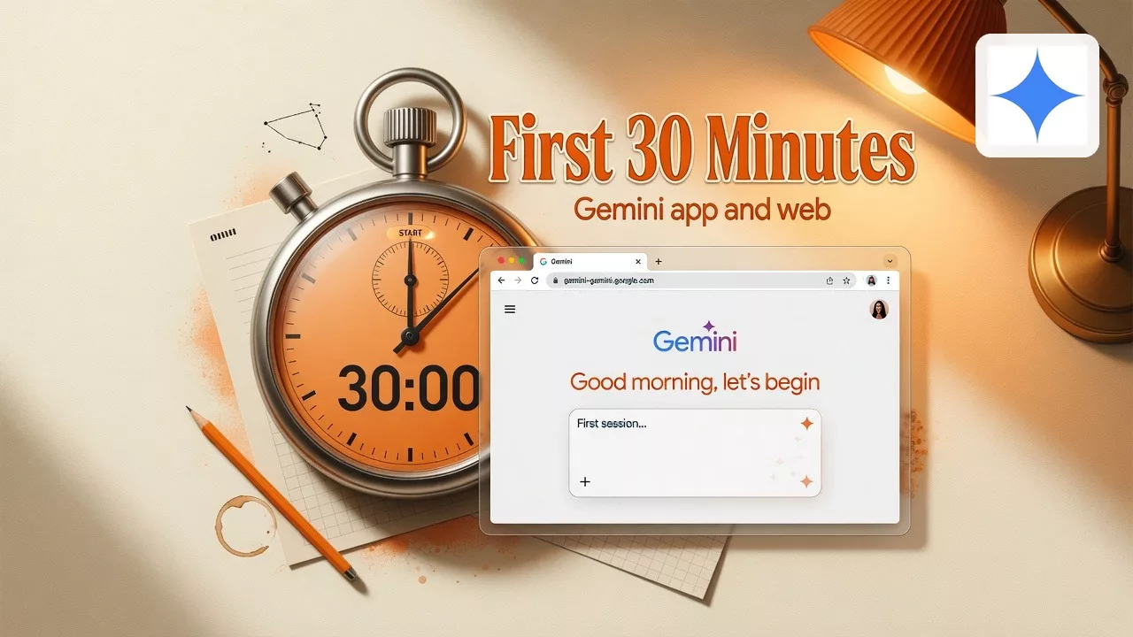 Gemini app and web: first 30 minutes 4 Gemini app and web: first 30 minutes